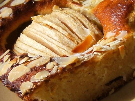 gâteau pommes cannelle amandes et miel