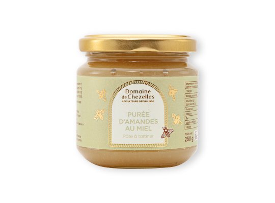 purée d'amandes au miel